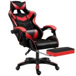 gaming chair with footrest